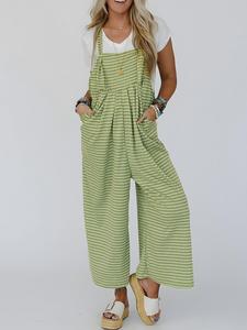 women's plaid print pocket wide leg overalls jumpsuit, casual sleeveless jumpsuit for daily wear, ladies clothes for all seasons