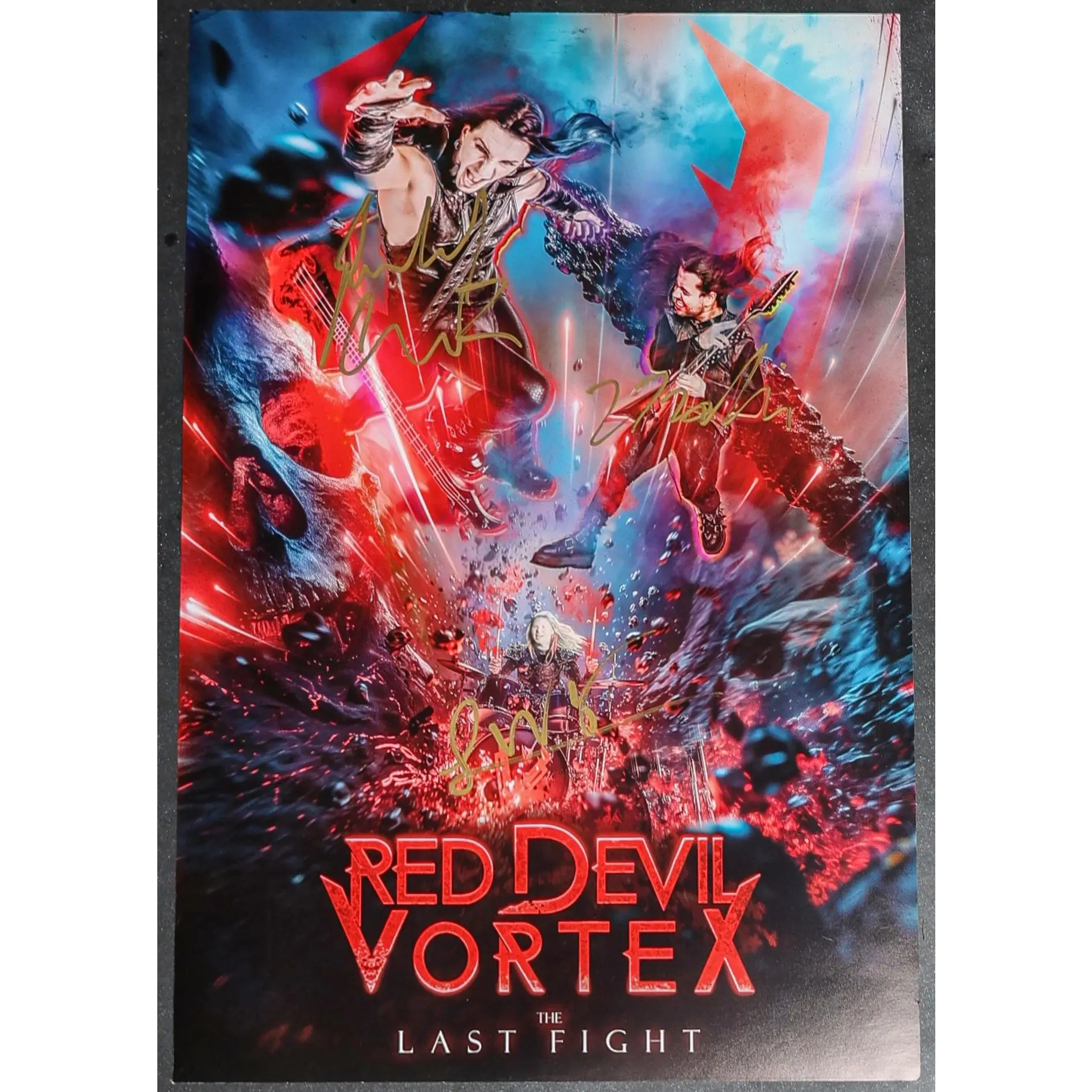 AUTOGRAPHED RDV TOUR POSTER