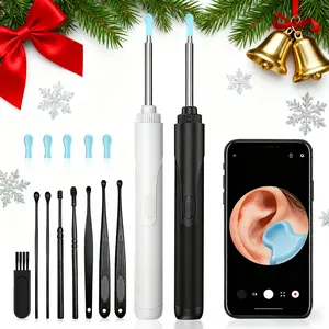 1pc Ear Wax Removal,Intelligent visual ear scoop,1 Piece Ear Wax Removal Tool, Ear Cleaner With Camera, Ear Wax Removal Kit With 8,For Pad And Android Phones, Earwax Removal Tool