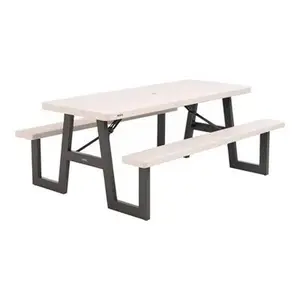 Lifetime 6-Foot W-Frame Folding Picnic Table