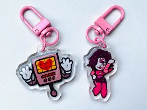 Mettaton Double sided Keychains