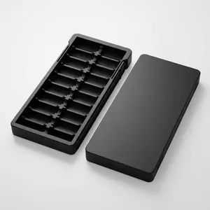 Portable 20-Slot Storage Case for Small Vials with Sliding Lid (2ml / 3ml)
