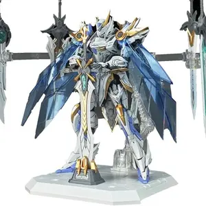 Funtasy Planet SNAA 1/144 Mecha Model Kit -Divine Invoker Percival Awakening Deluxe Edition - Articulated Action Figure Building Kit, Sovereign Sword Array, Gift for Adults & Teens