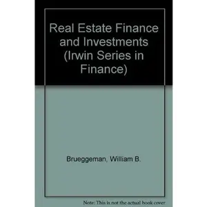 USED-Real Estate Finance And Investments by William B. Brueggeman (Hardcover)
