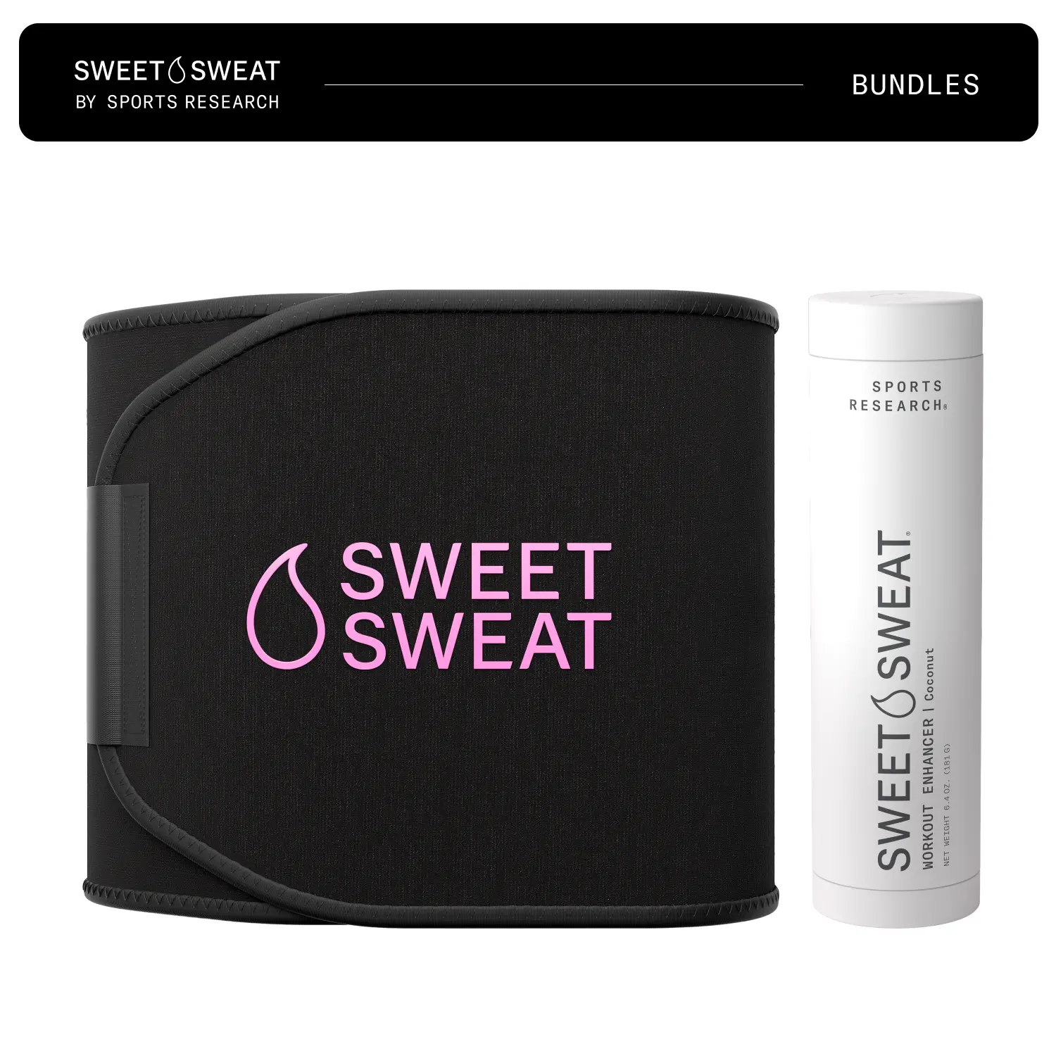 Sweet Sweat Gel Coconut (6.4oz) + Xtra Coverage Waist Trimmer Bundle Sweet Sweat Gel Coconut (6.4oz) + Xtra Coverage Waist Trimmer Bundle