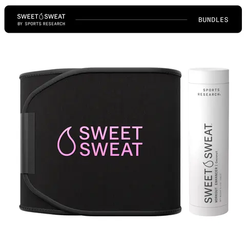 Sweet Sweat Gel Coconut (6.4oz) + Xtra Coverage Waist Trimmer Bundle