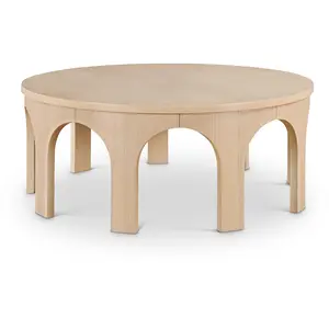 The Riz Solid Wood/Oak Veneer Coffee Table