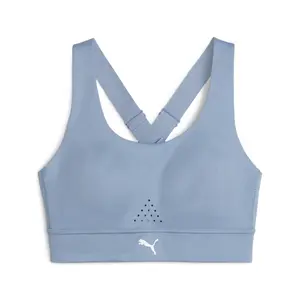 PUMA Womens Pwrbreathe Run Sports Bra Casual Casual - Blue