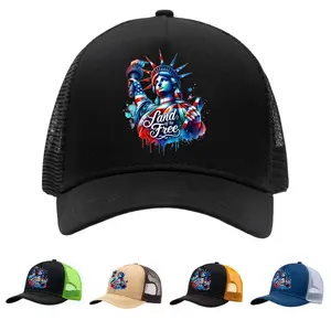 Patriotic 250th Anniversary Commemorative Trucker Hat，Adjustable Mesh Cap Celebrating the 250th Anniversary of the U.S. Founding，Classic, Breathable Style，Unisex "July 4th" Independence Day Accessory