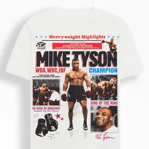 Mlke Tys0n Heavyweight Highlights T-Shirt Tees Streetwear, Fashion Cotton, Full Sizes, For Men, For Women