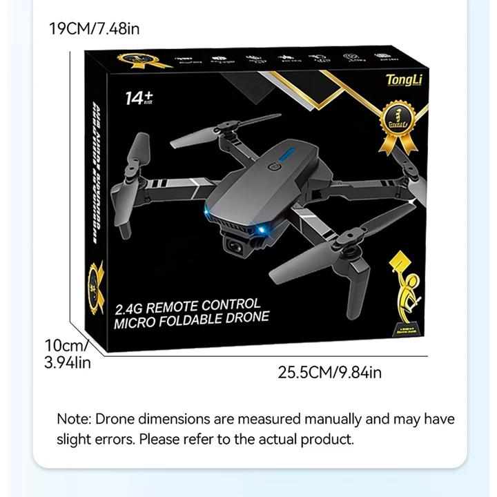 Professional Foldable Quadcopter Drone with HD Camera and Screen Remote Control, No Mobile Phone Needed, Stable Flight, Portable Design, Ideal Gift for Kids, Adults and Family Outdoor Flying on Christmas & Halloween