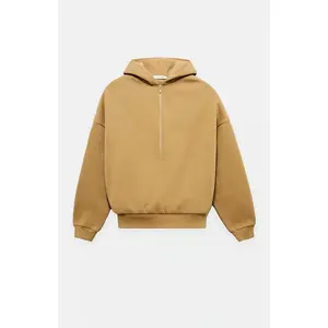 Fear of God ESSENTIALS Men's Dune Property Lounge Half Zip Hoodie