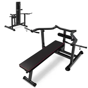GDY Weight Bench with Leg Extension Attachment supine press machine For Indoor ,Outdoor Fitness Sport full body preacher curl
