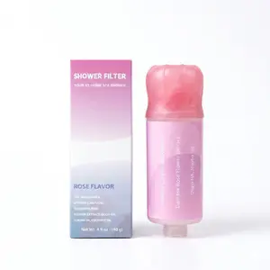 Vitamin C shower filter: moisturizes skin, conditions hair, removes chlorine and impurities; safe ingredients; can be installed on fixed showerheads and handheld showers; suitable for the whole family, including babies; reduces dryness.