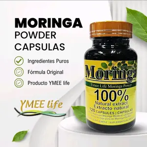 Ymee Life Edible Moringa Power Healthcare Dietary Supplement - 100% Natural Moringa Oleifera Leaf Extract Powder, 120 Premium Capsules