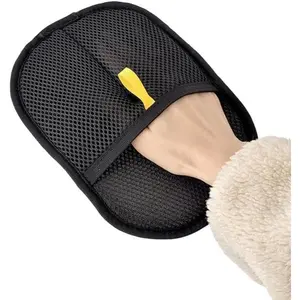 Pet Hair Remover Glove, Cat & Dog Fur Cleaner, Static Brush for Home Use, Multi-Functional Pet Grooming Tool