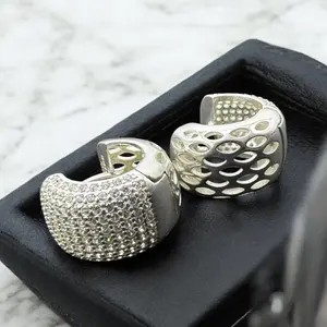 HUGGIE EARRING IN MEXICAN SILVER .925