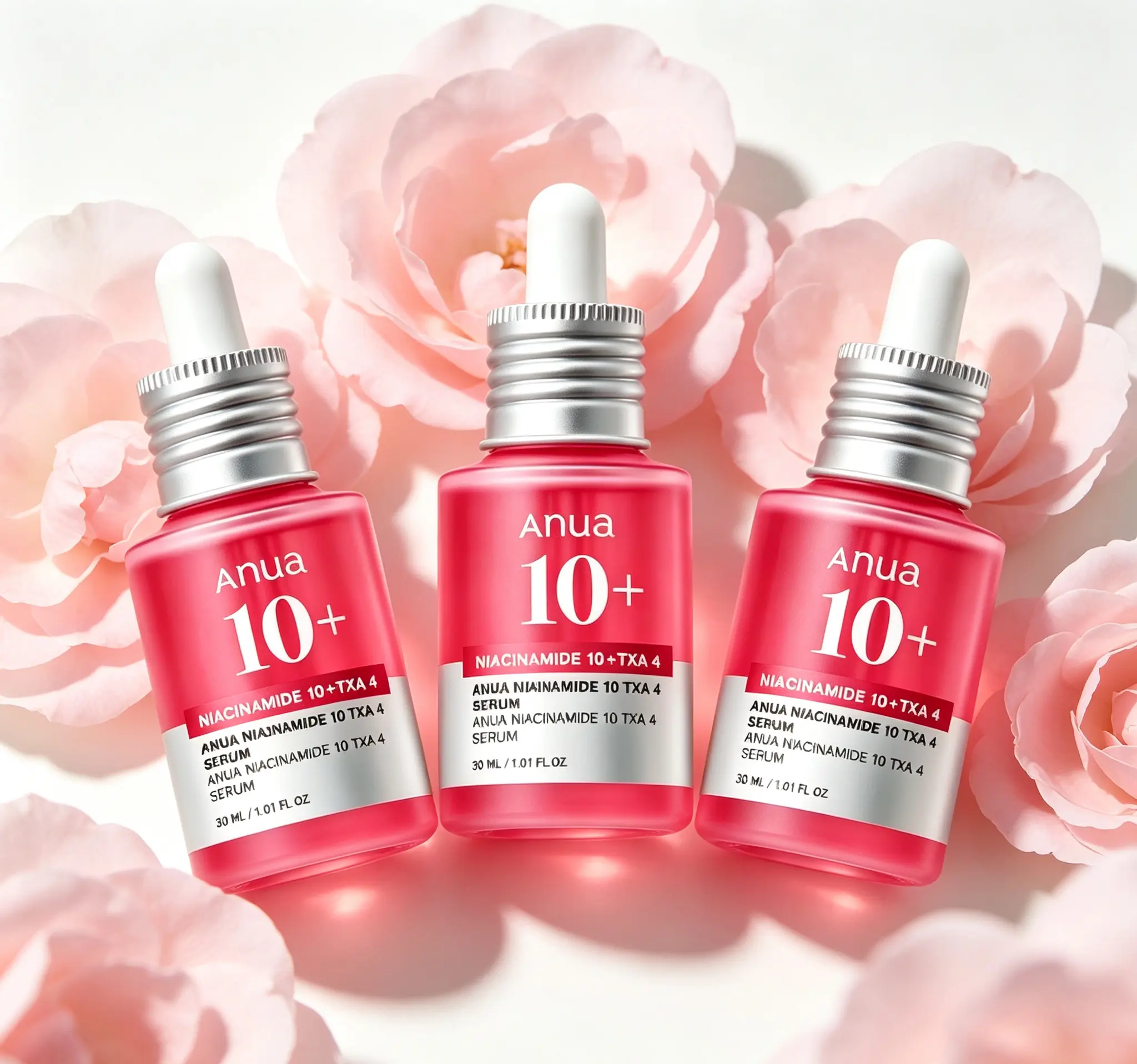 Brightening Anua Niacinamide Serum 1.01fl oz, Dark Spot Remover Serum with Tranexamic Acid, Improve Dull Skin & Hyperpigmentation AM PM Skin Care