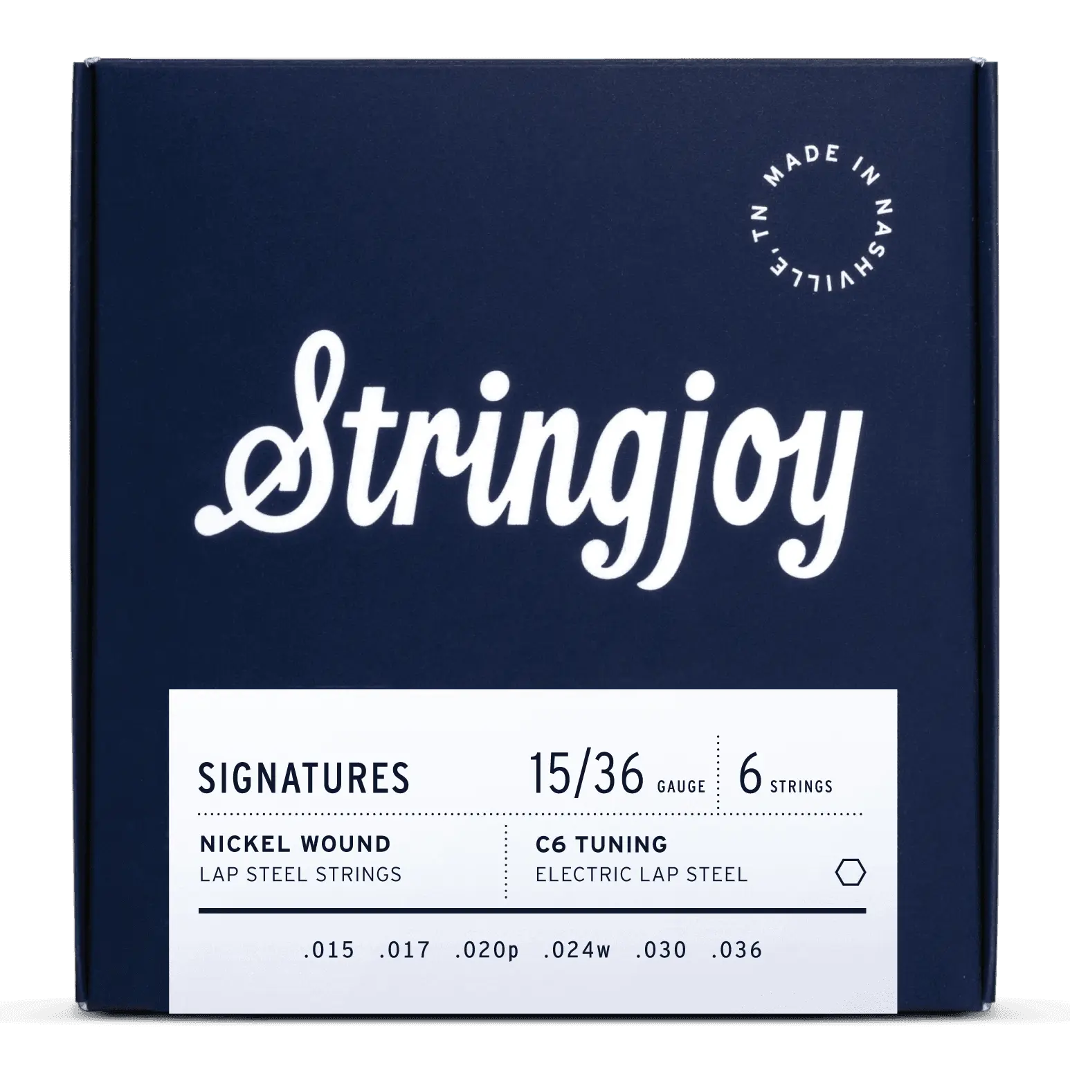 Stringjoy 15-36 C6th Signatures - Nickel Wound Lap Steel Strings