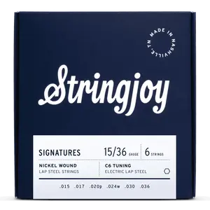 Stringjoy 15-36 C6th Signatures - Nickel Wound Lap Steel Strings