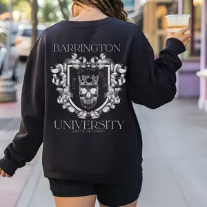 Barrington University The Ritual Sweatshirt, I Vow You Vow We Vow Hoodie, Dark Romance Shirt, Smut Unisex Soft Comfort Crewneck Pullover Long Sleeves Graphic Fabric Sweater