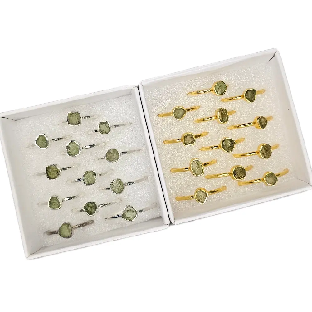 Moldavite Ring Moldavite Ring