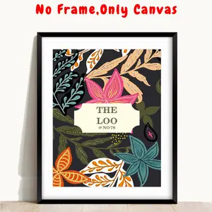 Floral Pattern Flower Leaf Print Unframed Poster, Ditsy Floral Print Vintage Bathroom Wall Art, Wall Decor for Home Living Room Bedroom, Home Decor Ideas, Housewarming Gift, Ornaments