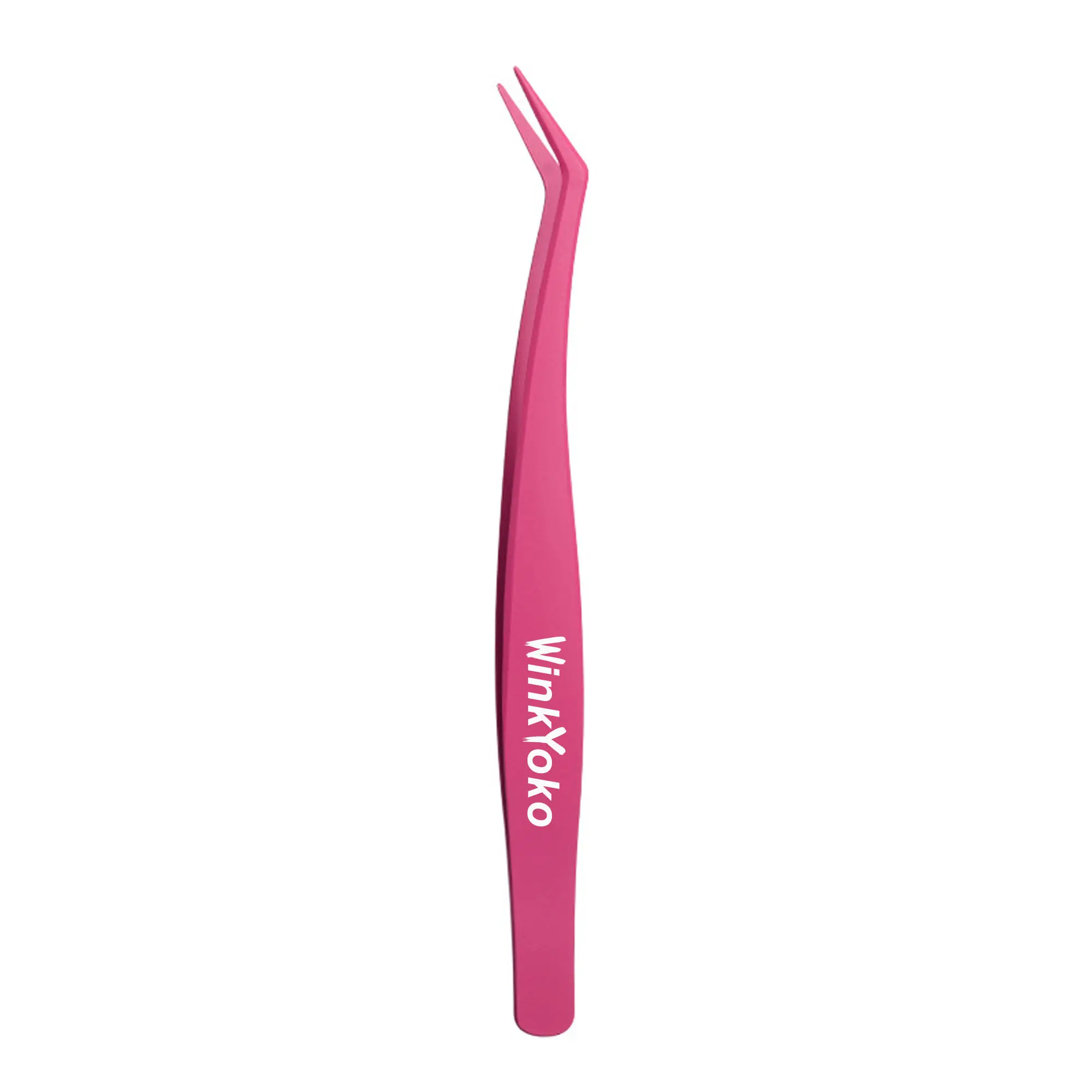 WinkYoko No Glue Lash Clusters Pro Eyelash Applicator Tweezer, Anti-Stick Cosmetic Eyelash Tweezers, Perfect for Self Adhesive Eyelashes, Professional Makeup Artists & Beginners
