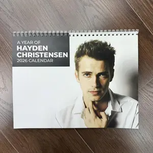 Hayden Christensen 2026 Wall Calendar | Actor Celebrity Monthly Planner | Holiday Gift