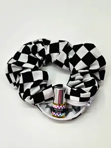 Checkered Classic Scrunchie+
