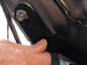 Nilight Ditch Light Brackets Hood Hinges Mount Bracket Kit for Auxiliary Offroad LED Pod Light Work Light on 2005-2015 Toyota 4Runner