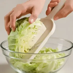 Multifunctional Japanese-Style Cabbage Slicer – Vegetable Cutter Includes Cleaning Brush & Hand Protector, Easy Clean, Safe Design, Suitable for Shredder, Grater, and Dicer for Cabbage, Salad, Fruits, and More, Kitchen Tool
