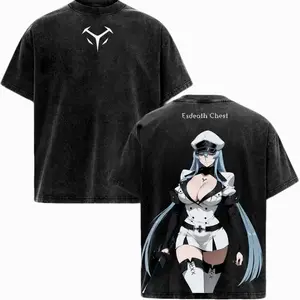 Esdeath Akame ga Kill TShirt, Retro Anim3 Manga Shirt, Unisex Anim3 Manga Shirt Womenswear Menswear Top Streetwear Cotton Comfort J
