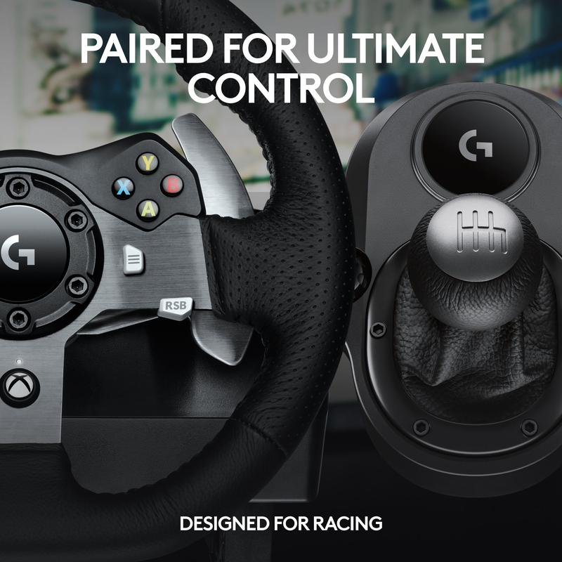Logitech G920 Wheel and Shifter Bundle for XBOX, Real Force Feedback, Walmart Exclusive