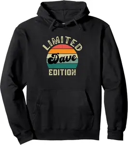 Retro Vintage DAVE Gifts Funny Personalized First Name Idea Pullover Hoodie