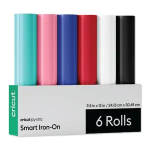 Cricut Joy Xtra Smart Iron-On Matless Heat Transfer Vinyl, Twilight Sampler - 9.5 in x 12 in (6 ct)