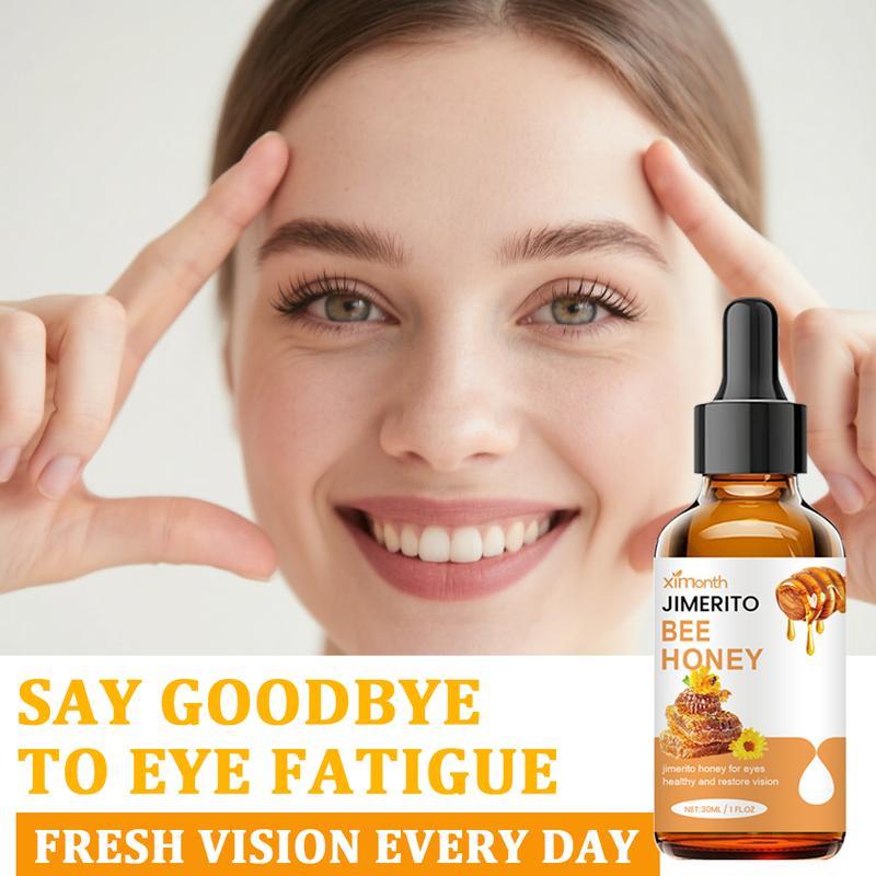 Natural Honey Eye Care Serum 30ML - Refreshing, Moisturizing & Soothing Eye Drops for Dry, Irritated Eyes, Gentle Daily Use Honey Eye Care for Tired, Screen-Strained Eyest