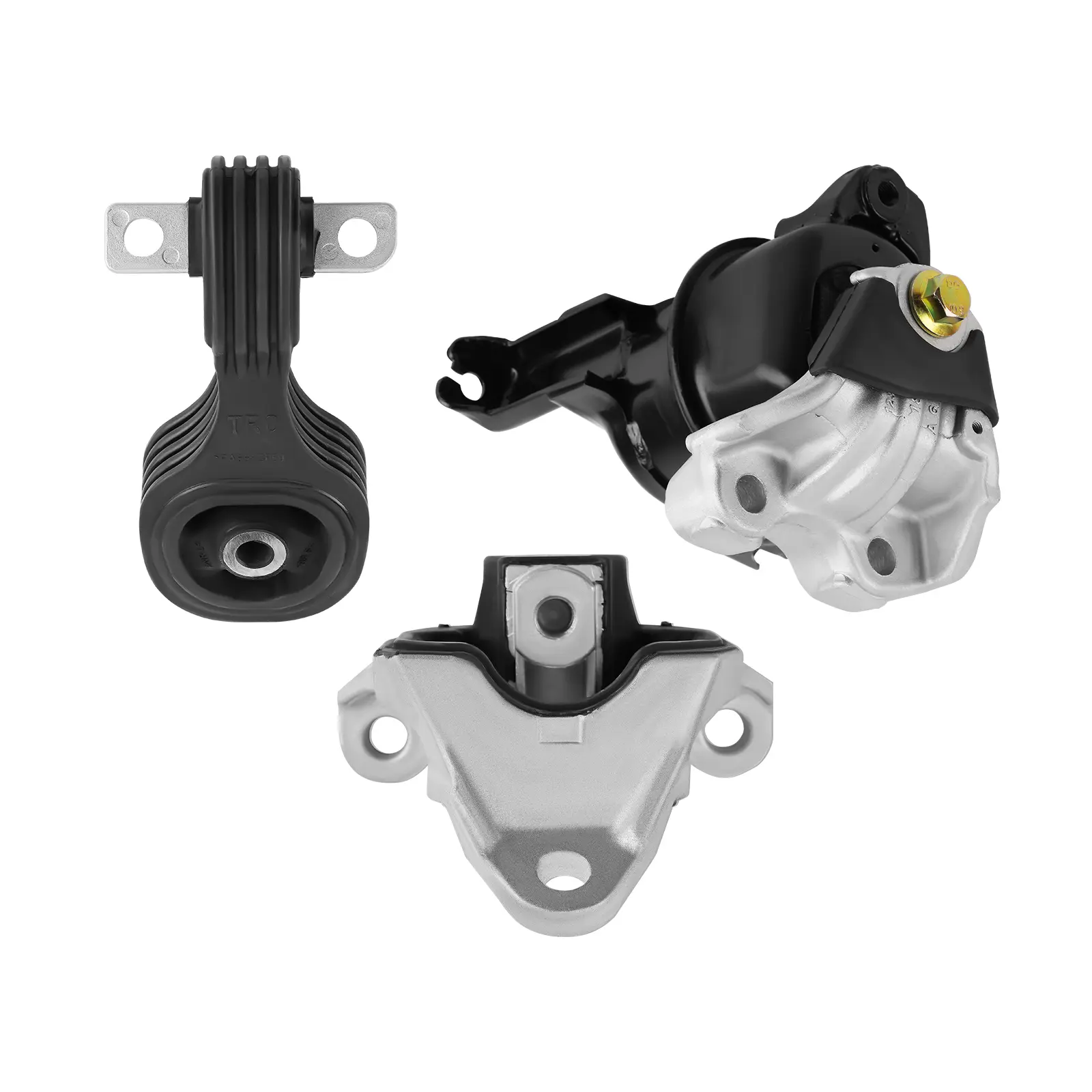 3Pcs Engine Motor Trans Mounts Set compatible for Honda Civic 1.8L 2014 2015 A65031/91HY