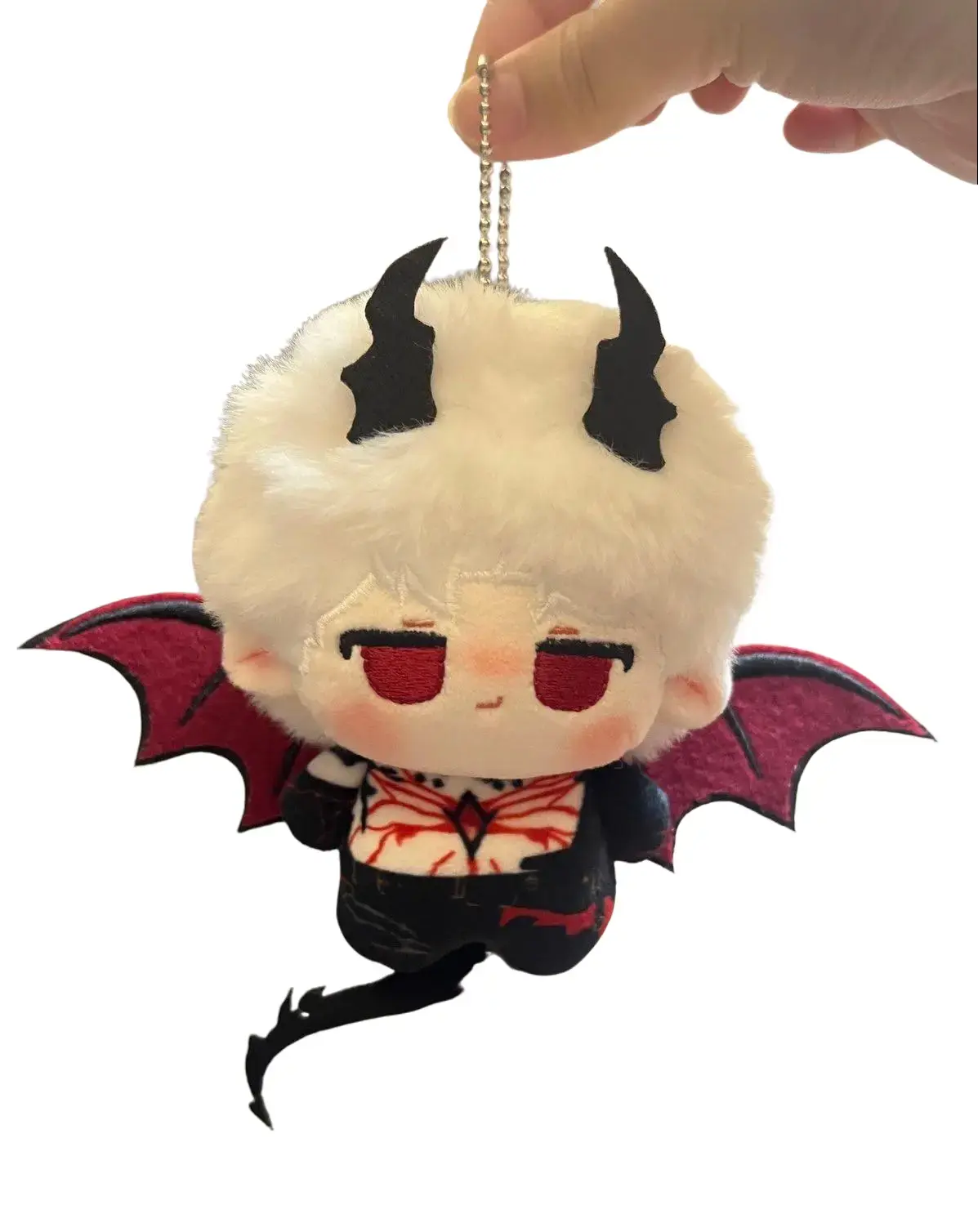 Love and Deepspace Qi Che Cotton Doll Plush Keychain, Soft Plush Doll Bag Accessory, Exclusive Trendy Charm for Fans.