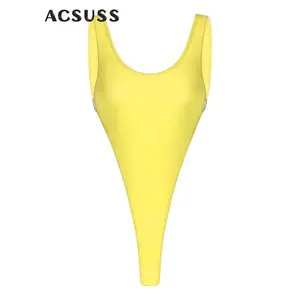 Womens Sheer Mesh Monokini Bikini Sexy One-piece Bathing Suit Sleeveless Scoop Neck High Cut Bodysuit Teddy Lingerie Nightwear