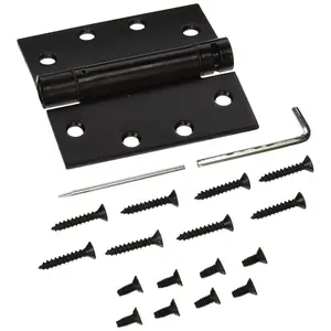 Deltana  4.5 x 4.5 in. Spring Hinge Steel - Oil Rubbed Bronze