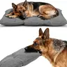 Veehoo Indestructible Dog Bed for Crate Chew Proof Pad with Reinforced Corners Large Washable Pet Mat for Kennel Comfortable & Durable High-Loft Padding Support
