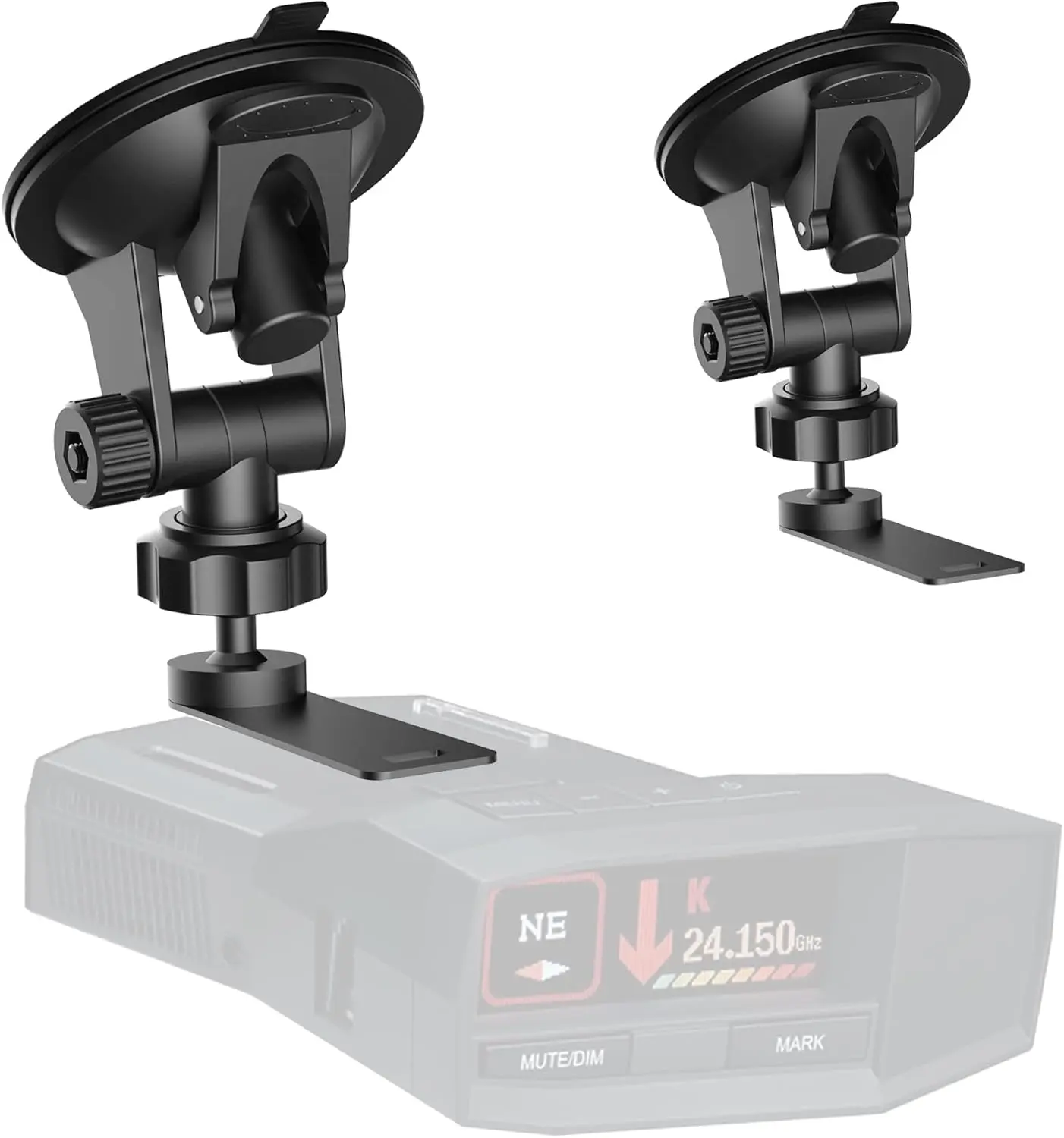 Super Radar Detector Mount,Car Windshield,Dashboard Suction Cup Bracket| Compatible with Uniden R7 R8 R8w Radar Detector