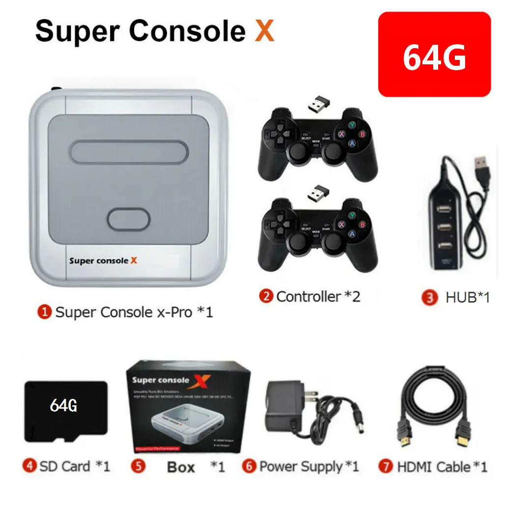 super console X pro Retro Console Nostalgia-classic TV game box arcade super console X pro Retro Console Nostalgia-classic TV game box arcade