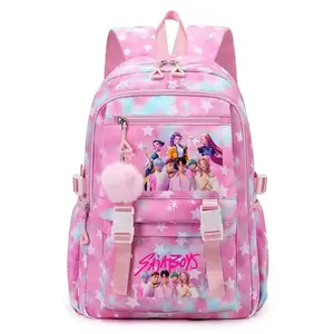 New 1pc  Backpack solid color women's backpack   star print zipper closure Trendy backpack fashionable and versatile casual trend suitable for students going to school, campus, going out to work, traveling women's backpack