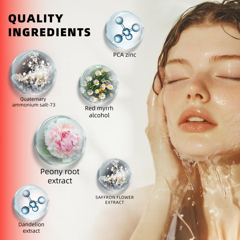 HKY Instant Soothing Facial Mask with Zinc PCA Oil Control Peony Bisabolol CoQ10 Antioxidant Redness Relief 12 Count 5g Each Calming Skin Repair