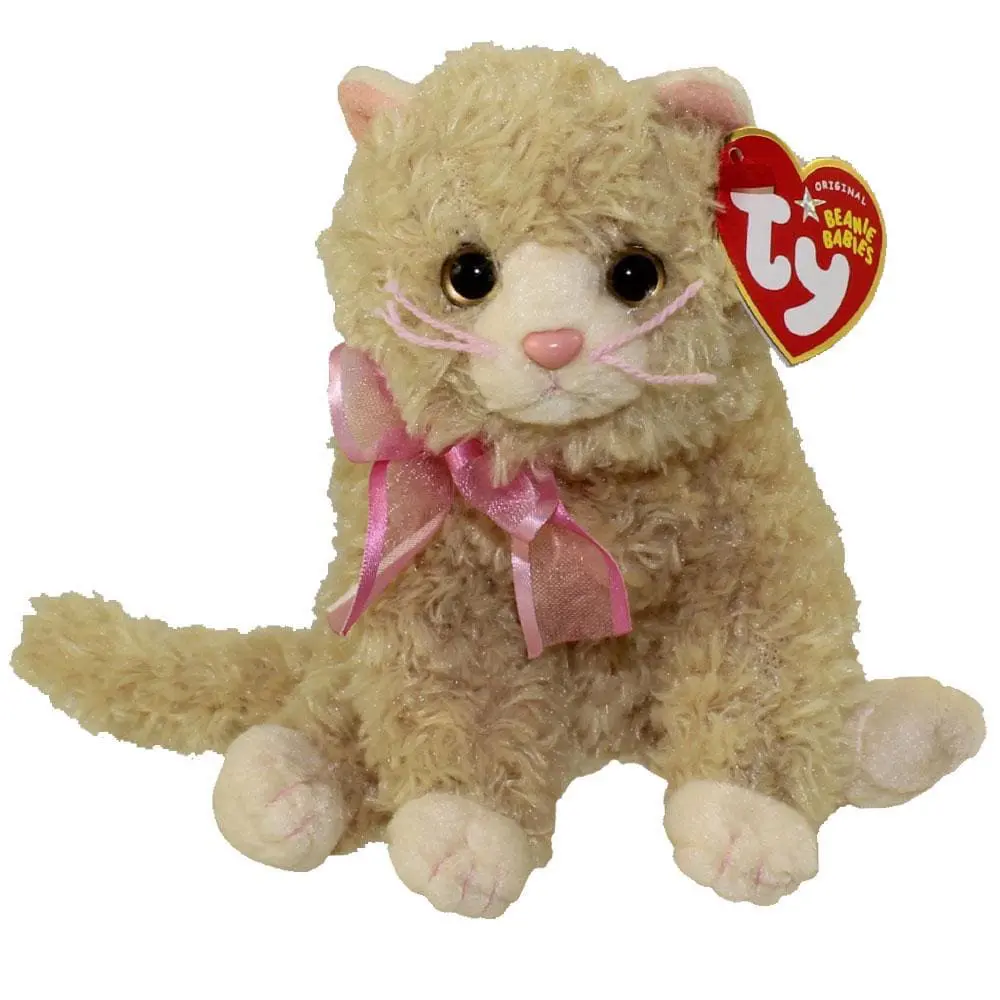 TY Beanie Baby - PLUFF the Cat (6.5 inch) (2004) MWMTs