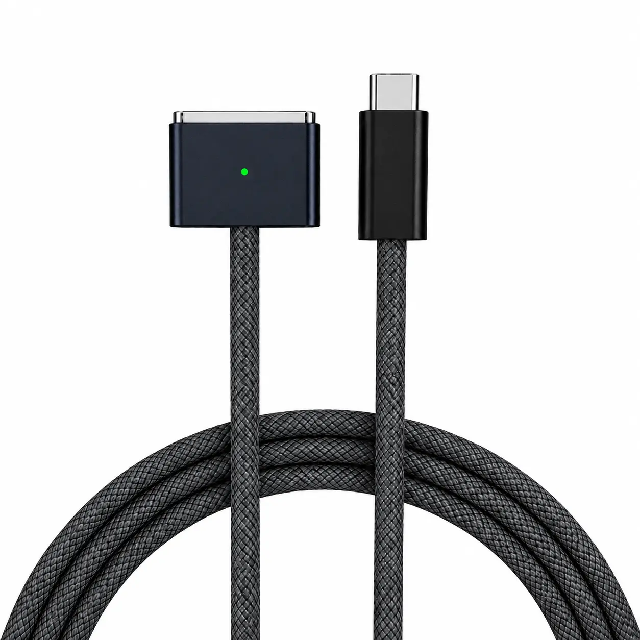 AIRSKY 140W USB Type-C to Strong Magnet MagSafe 3 Charging Cable, 6.6FT Braided Nylon Cord for MacBook Pro 14"/16" & MacBook Air 13"/15" - Fast Charging for Home, Office Use techvibes