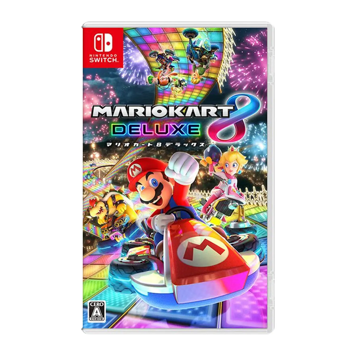 Nintendo Mario Kart 8 Deluxe Edition Racing Video Game for Nintendo Switch - Japanese Version, Table Top Mode Included, TV/Handheld Mode, HD 1080p, Local Wireless Compatibility