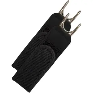 1/2/3/4pcs Lazy Waistband Metal Hook Elastic Tactical Belt, Creative Metal Hooks, Adjustable Elastic Waist Strap for Men & Women